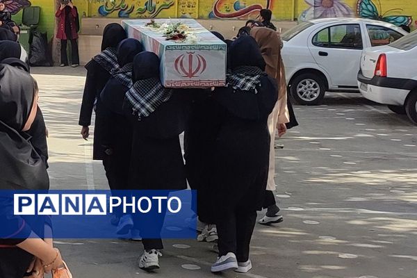 مدراس شهرستان قدس میزبان پرچم حرم امام حسین (ع) و شهید گمنام 