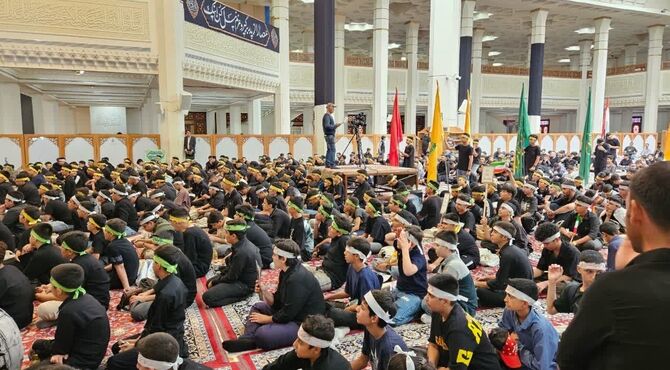 سوگواره «احلی من العسل» عاشقان نوجوان عاشورایی در شیراز