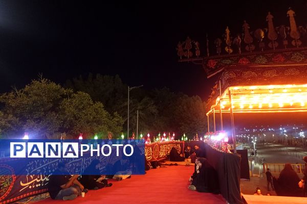 مراسم عزاداری شهادت کریم اهل بیت (ع)در کشتی سفینة  النجاة 