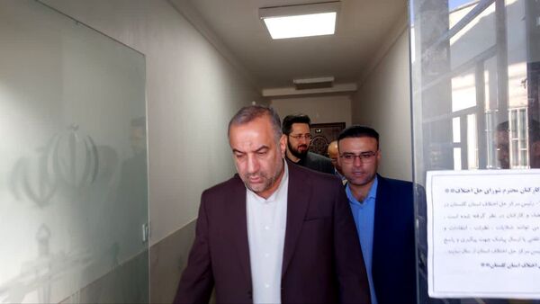 کلنگ زنی ساختمان دادگاه بخش فندرسک