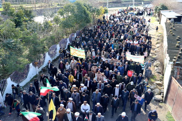راهپیمایی ۲۲ بهمن بخش بندپی شرقی