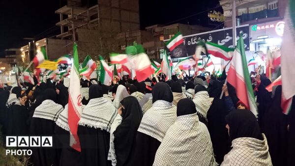 شکوه اقتدار مردم نیشابور در سی و ششمین شب از قرار های شبانه