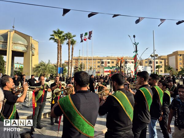 گلستان شهدا میزبان کاروان تاسوعای حسینی شد