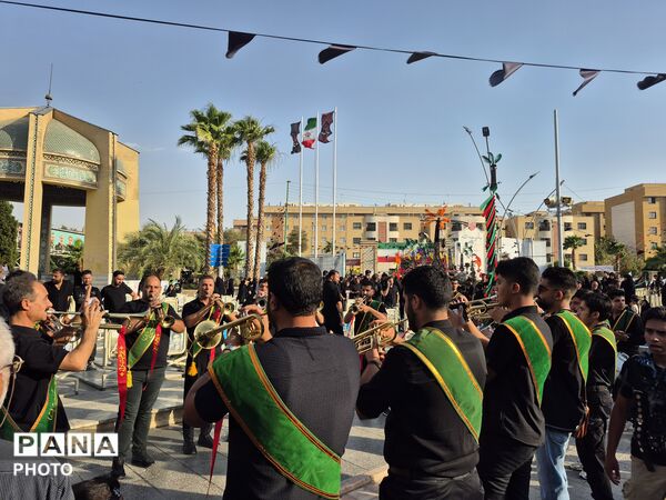 گلستان شهدا میزبان کاروان تاسوعای حسینی شد