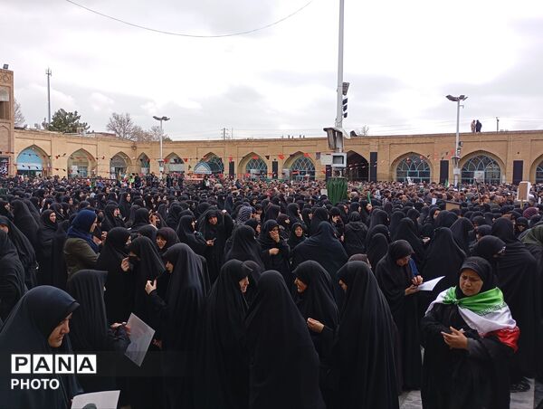 تشیع و وداع با 5شهید شهرستان نیشابور