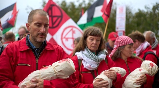 ده‌ها هزار هلندی خواستار پایان جنگ غزه و تحریم اشغالگران شدند 