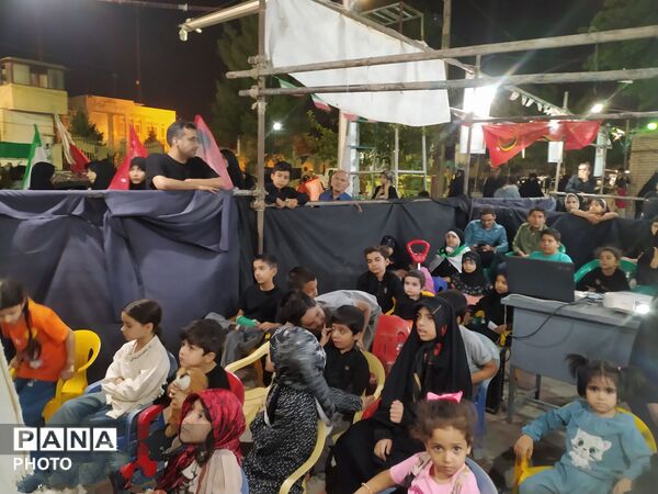 برپایی غرفه کودک در تجمعات شهرستان کاشمر