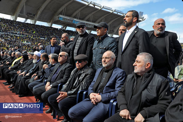 تشییع پیکر شهیدان سیدحسن نصرالله و سیدهاشم صفی الدین