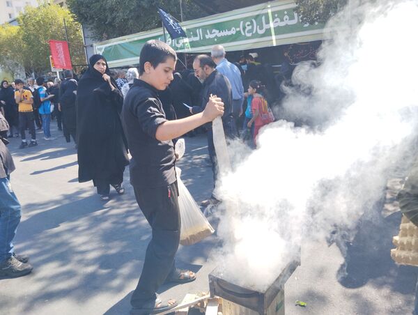 حضور جاماندگان اربعین حسینی در جوار امام مهربانی‌ها