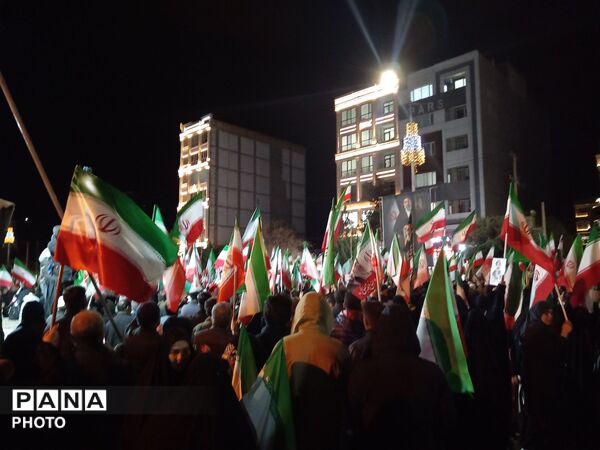  حضور پرشور مردم شهید پرور شهرستان نیشابور در اربعین شهادت رهبر شهید و شهدای میناب
