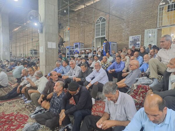 نماز جمعه در دهه سوم محرم در نیشابور