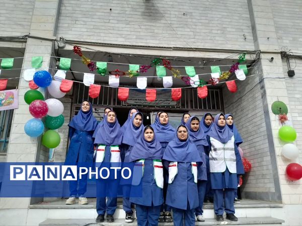 مراسم نیمه شعبان در دبیرستان دخترانه پروین اعتصامی 