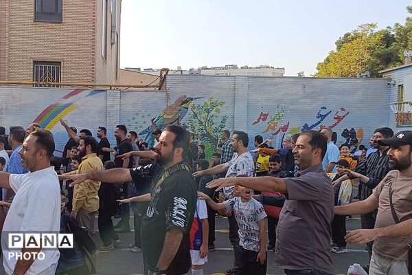 مسابقات ورزشی پدر پسری در دبستان امام علی (ع) شهرری