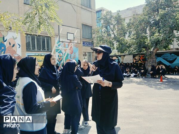 مسابقات ورزشی در هنرستان کیمیا ناحیه ۳ 