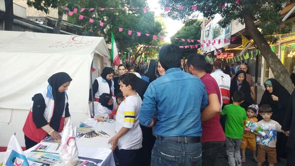 جشن وحدت و ولایت با حضور پرشور دانش‌آموزان اسکو