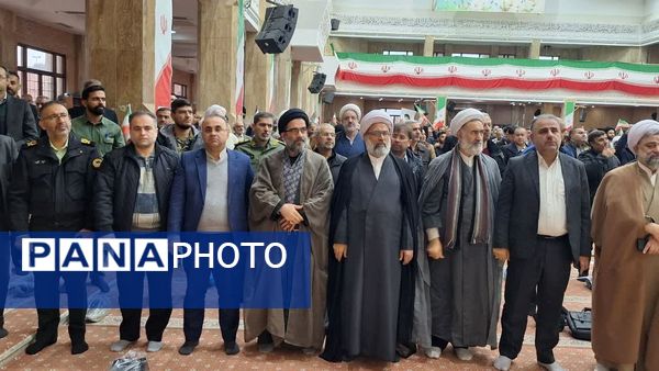 حضور پرشور مردم گرگان در 9 دی