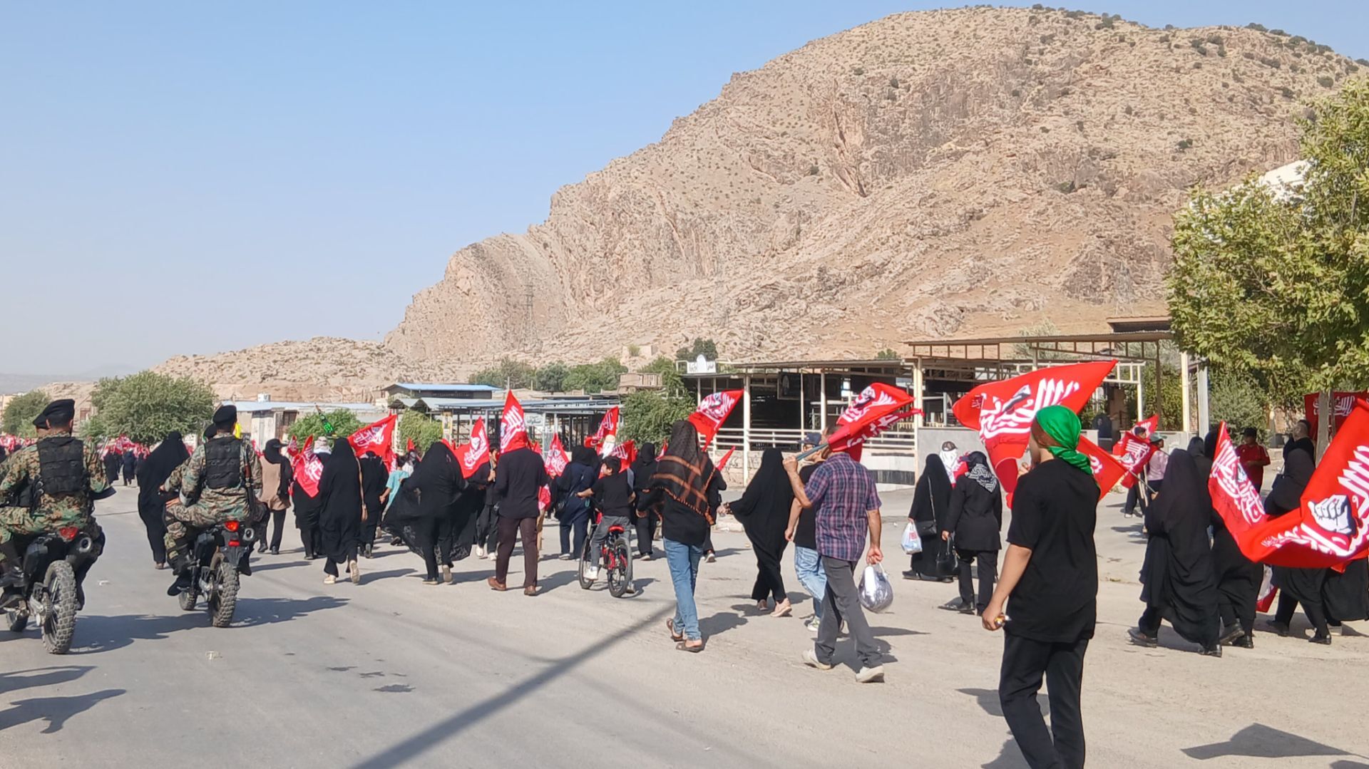 جاماندگان اربعین؛ وقتی خرم‌ آباد رنگ کربلا گرفت