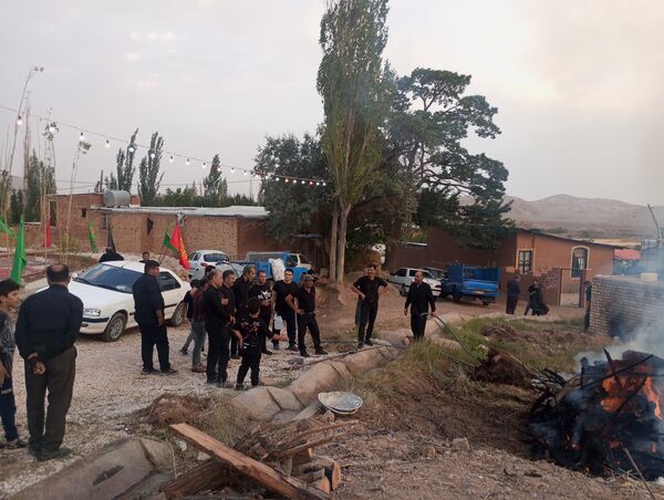 عزاداری دلسوختگان حسینی در روستای کرسگان
