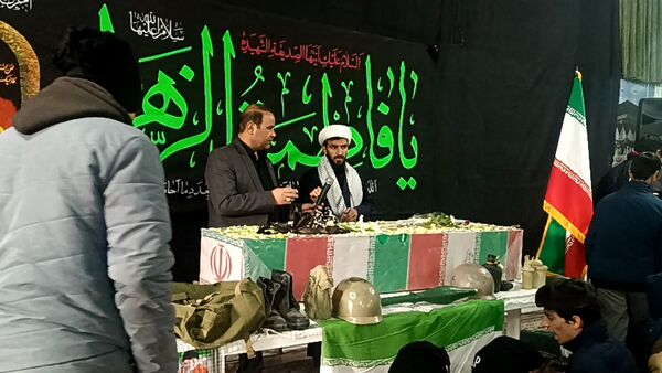 مراسم استقبال از شهید گمنام در دبیرستان شاهد ابوذر غفاری نیشابور 