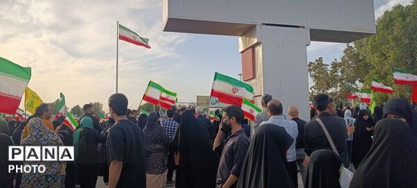 خروش حماسی مردم انقلابی بندرعباس در تجدید میثاق با رهبر جدید انقلاب اسلامی