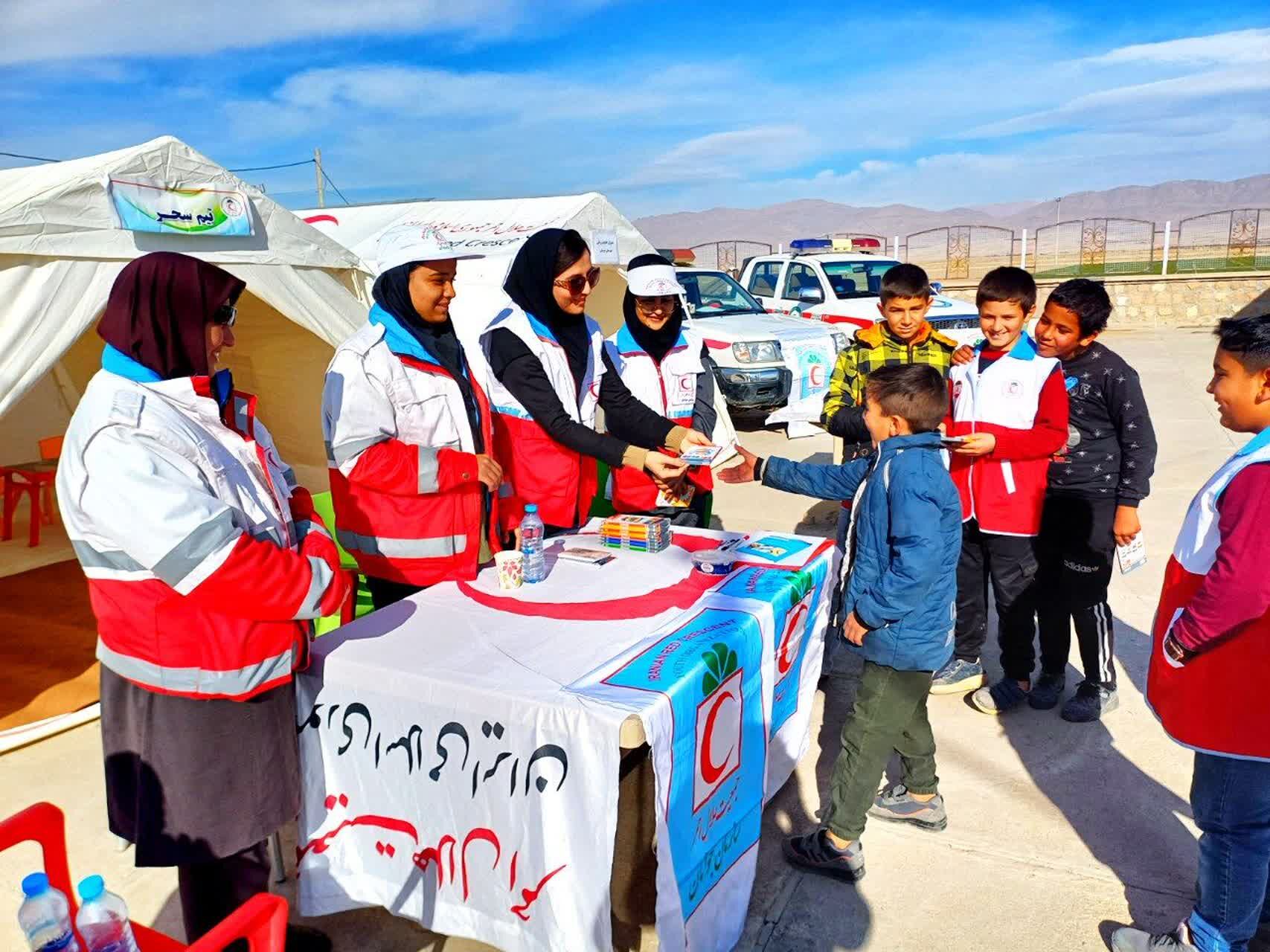 حضور تیم سحر هلال‌احمر شیروان در مانور اضطراری شهرستان فاروج