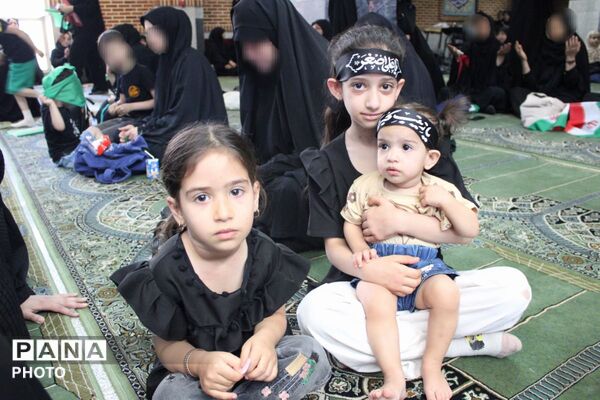 مراسم شیرخوارگان حسینی در منطقه پردیس