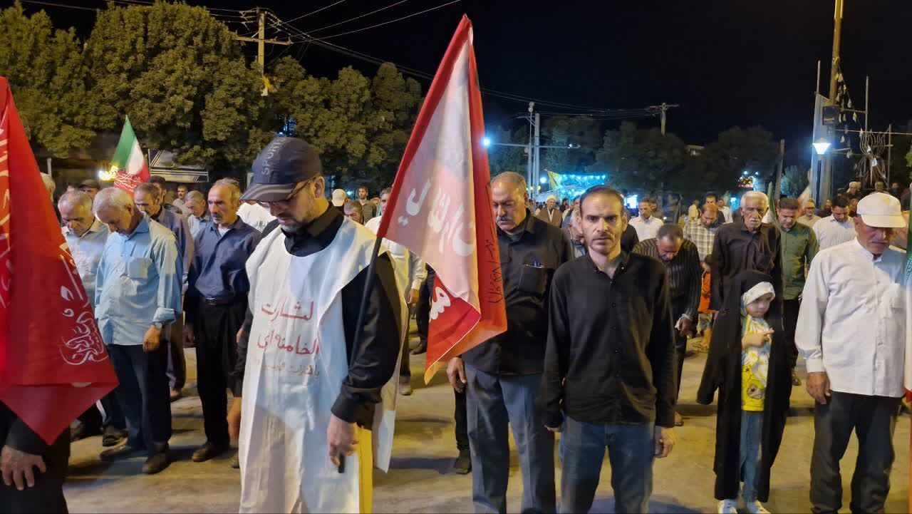 صد و پنجاه و سومین شب تجمعات «بیعت با رهبری» در نورآباد با تجدید میثاق و نماز استغاثه 