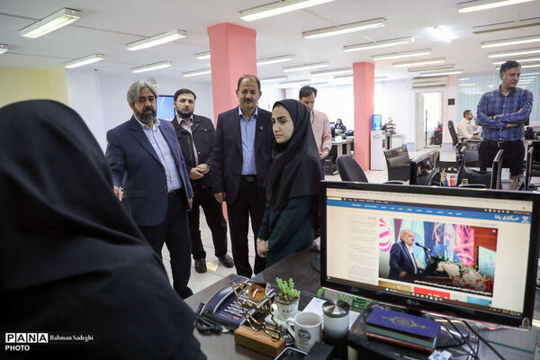 بازدید حسنعلی محمدی، نماینده مجلس شورای اسلامی از خبرگزاری پانا
‌