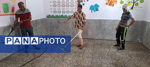 اجرای طرح « شهید عجمیان » الگویی موفق در شاداب‌سازی مدارس فین