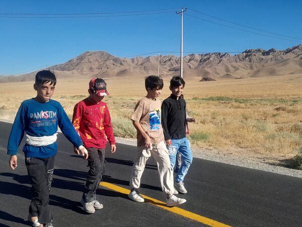 پیاده‌روی زائران جامانده ازحرم رضوی در شهرستان بام و صفی آباد