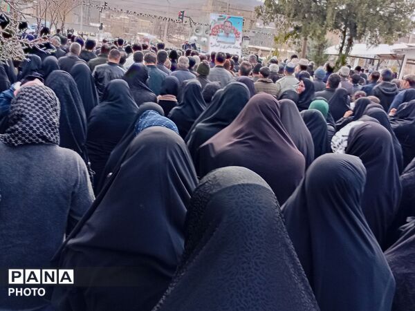 باز هم خون مقدس شهید همه را برای بدرقه فرا خواند