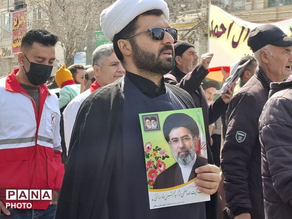 حضور مقتدر مردم آشخانه در راهپیمایی روز قدس