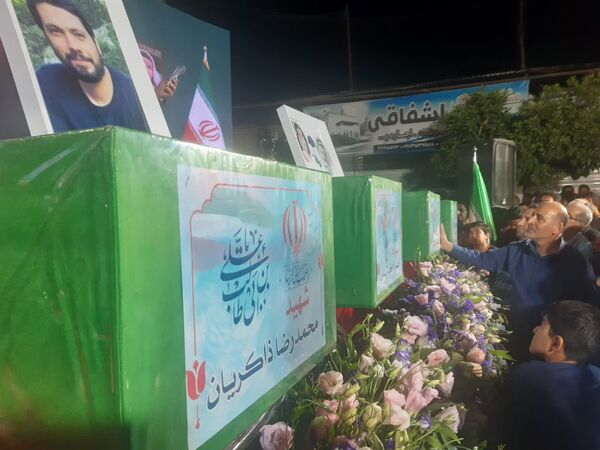 وداع پرشور با شهید ذاکریان در بابل