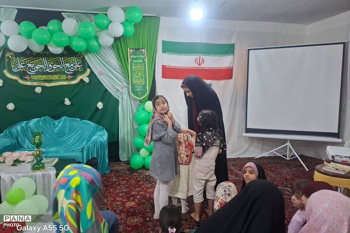 جشن عید غدیر در مسجد علی‌بن موسی‌الرضا خاورشهر 