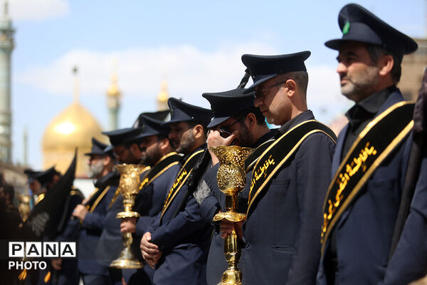 مراسم سالروز شهادت امام جواد(ع) در حرم بانوی کرامت