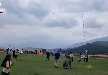 رقابت‌های کشوری قهرمانی پرواز کایت در علی آباد برگزار شد