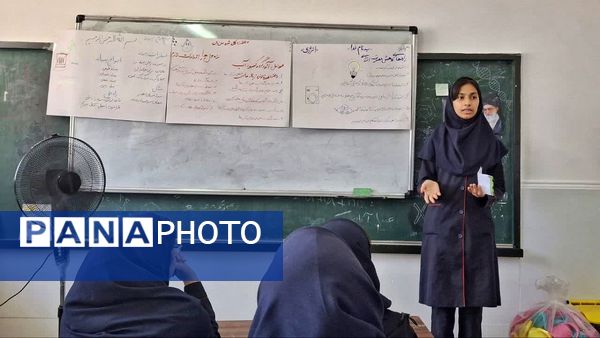 آموزش حفاظت از منابع طبیعی در دبیرستان حضرت زهرا (س) اشتهارد