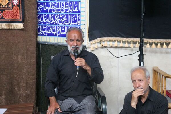 عزاداری ظهر عاشورا در مسجد حضرت صاحب الزمان(عج) مشهد