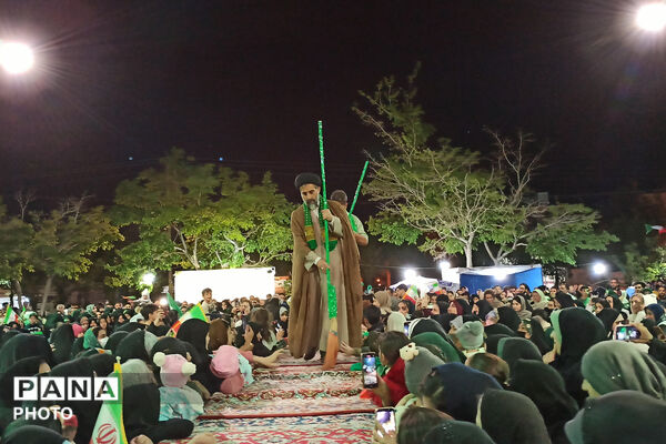 جشن مردمی ولادت امام رضا(ع) در آباده