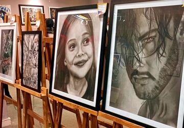 هفتمین نمایشگاه گروهی طراحی و نقاشی «پرواز رنگ‌ها»  در بجنورد 