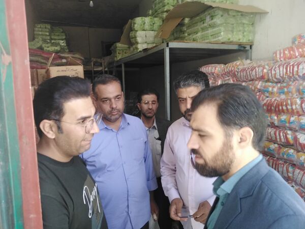 بازدید و نظارت بر بازار با حضور فرماندار و رئیس اداره صمت شهرستان کاشمر