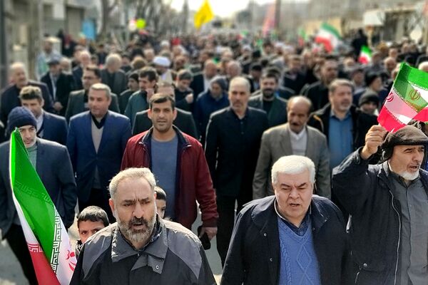 راهپیمایی ۲۲بهمن در کهریزک و باقرشهر