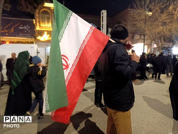 فریاد همبستگی از خیابان‌های نیشابور