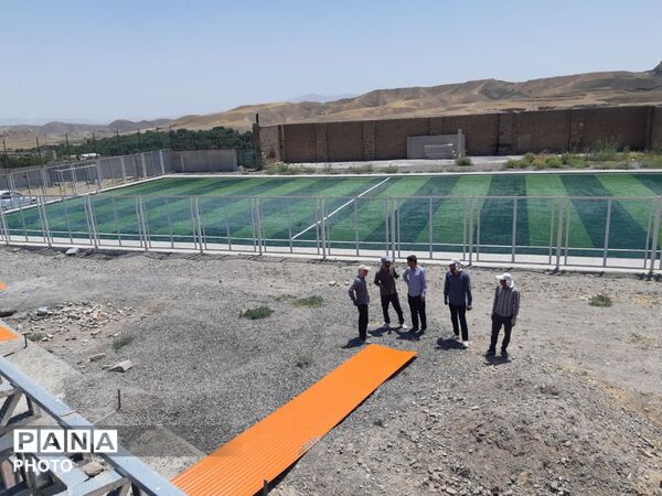 عملیات اجرایی آموزشگاه ۶ کلاسه «شهید دربندی» در روستای قلعه‌ نوِ کلات 