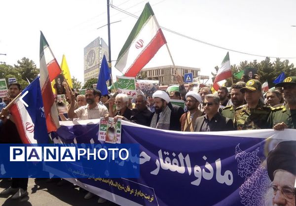 خروش مردم تربت جام در نماز جمعه خشم و نصر