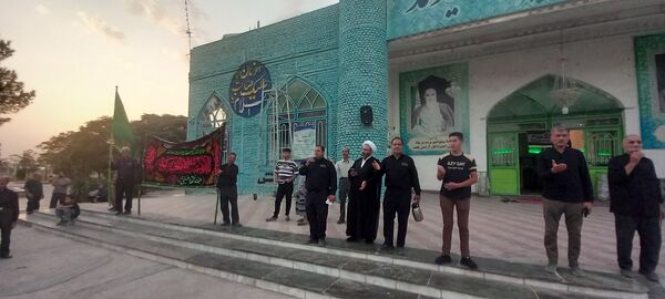 برگزاری مراسم تشییع نمادین پیکر امام رضا(ع)در امامزاده سید محمد(ع) کاشمر