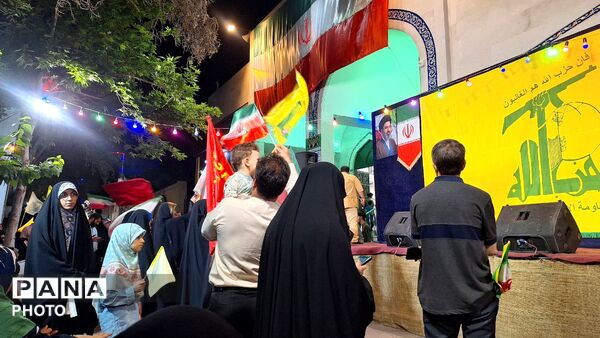 طنین فریاد حمایت از لبنان در قلب شب
