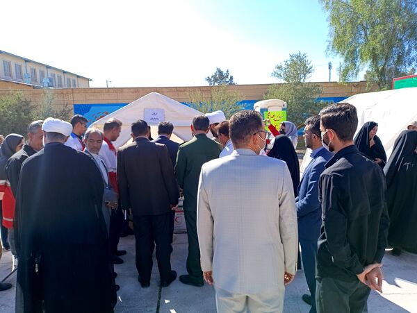  مانور سراسری زلزله در شهرستان بم 