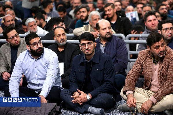 دیدار اقشار مردم با رهبر انقلاب به مناسبت چهل‌وهفتمین سالگرد پیروزی انقلاب اسلامی