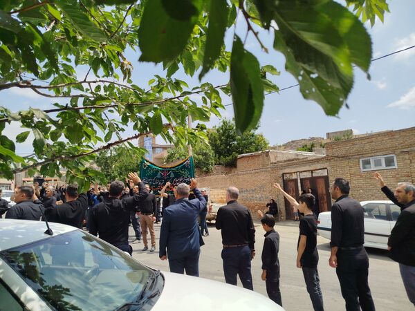 هیات عزاداری شهرستان هوراند در روز تاسوعا